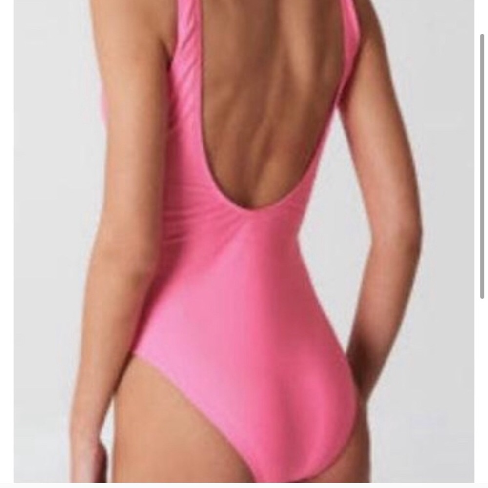 BOOHOO PINK SWIMSUIT SCOOPED BACK 💕CUTEEEE💕